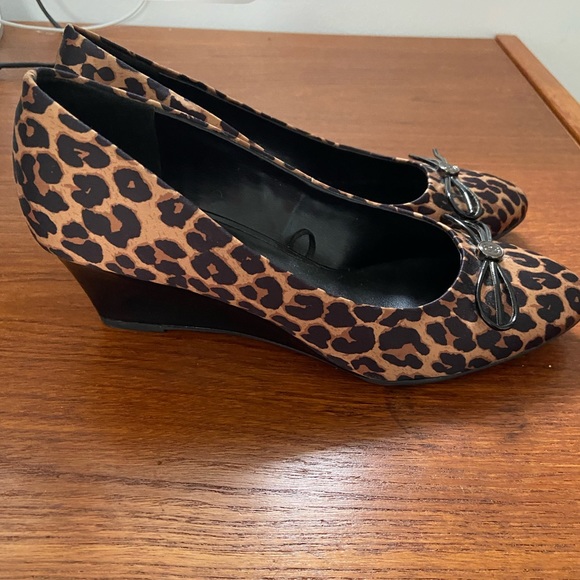 Leopard print wedges - Picture 1 of 4